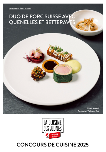 Recette Remo Messerli concours de cuisine