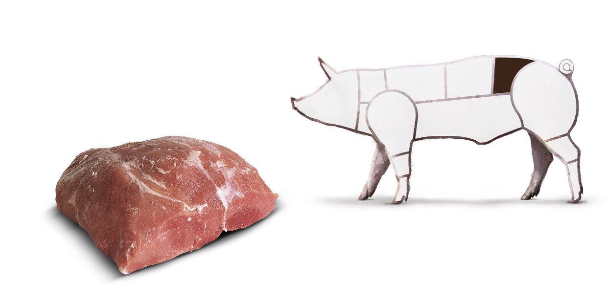 Schwein Huft