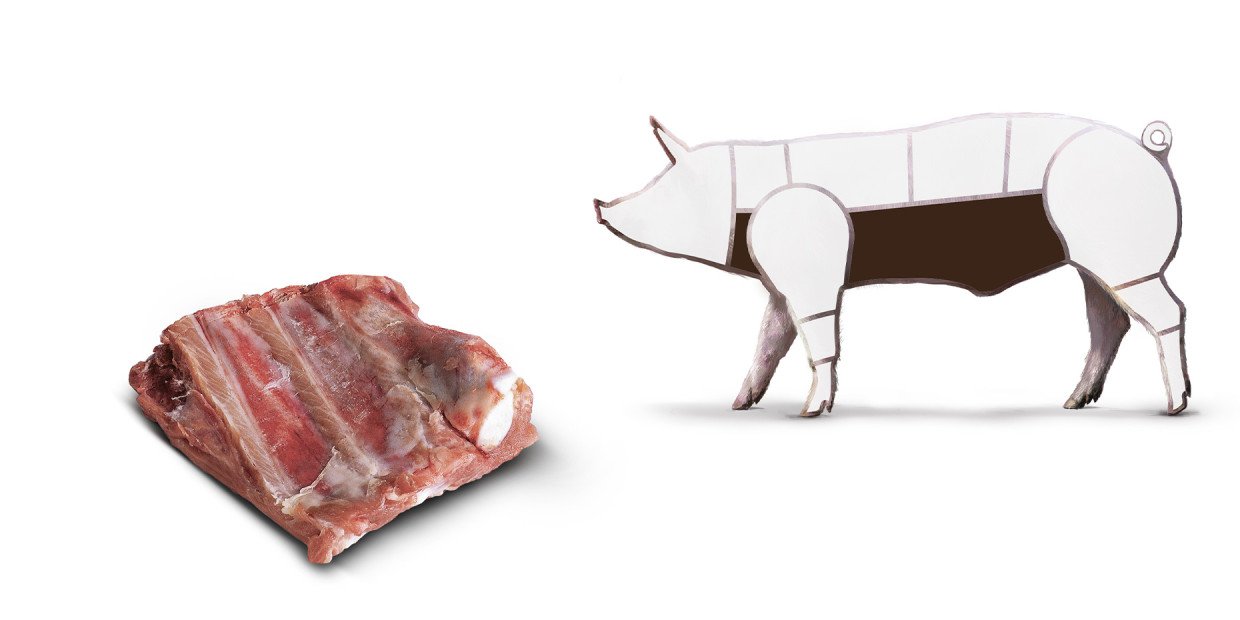 Schwein Brustspitz