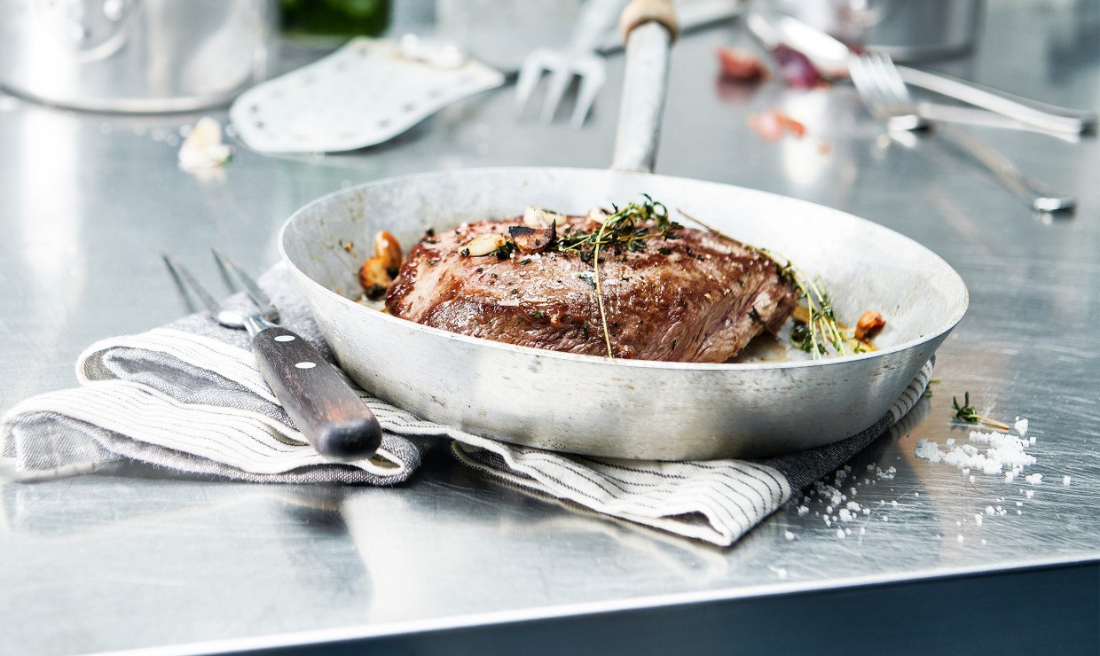 Rezept Flat Iron Steak mit Zwetschgen Relish