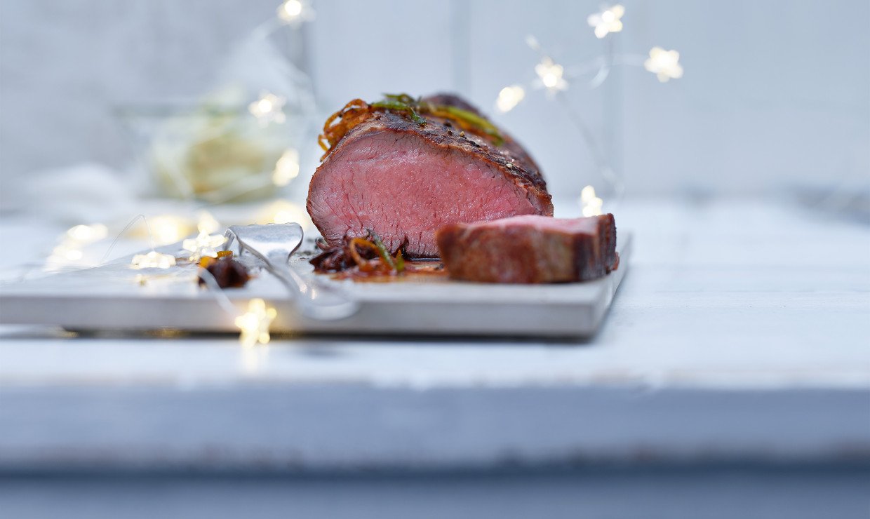 Filet Mignon De Veau Fruite Au Beurre Citron Vert Et Orange