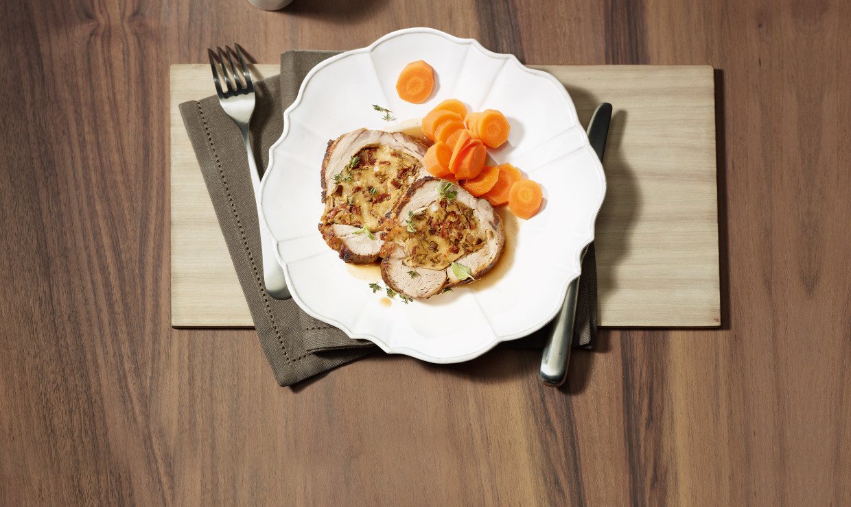 Rezept Gefuellte Kalbsschulter