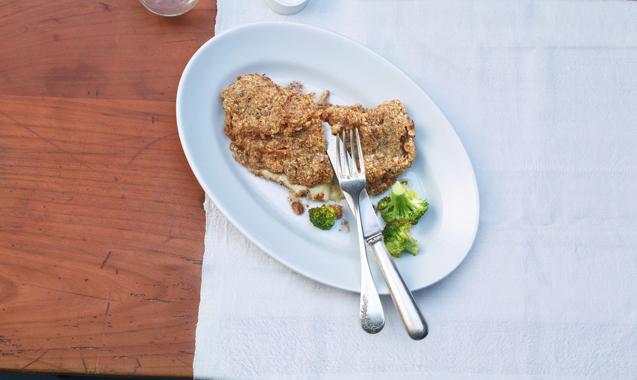 Rezept Kalbs Cordon blue in Haselnuss Panade