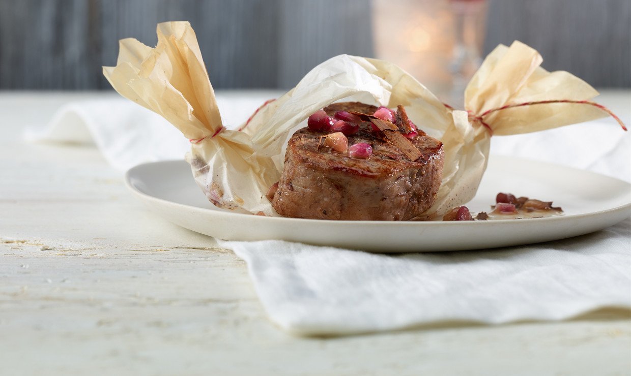 Médaillons De Filet Mignon De Veau Cuits En Papillote