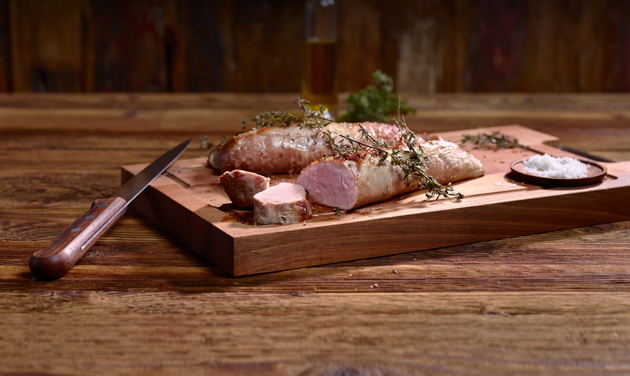 Filet mignon de porc entier cuit à basse température - Viande Suisse