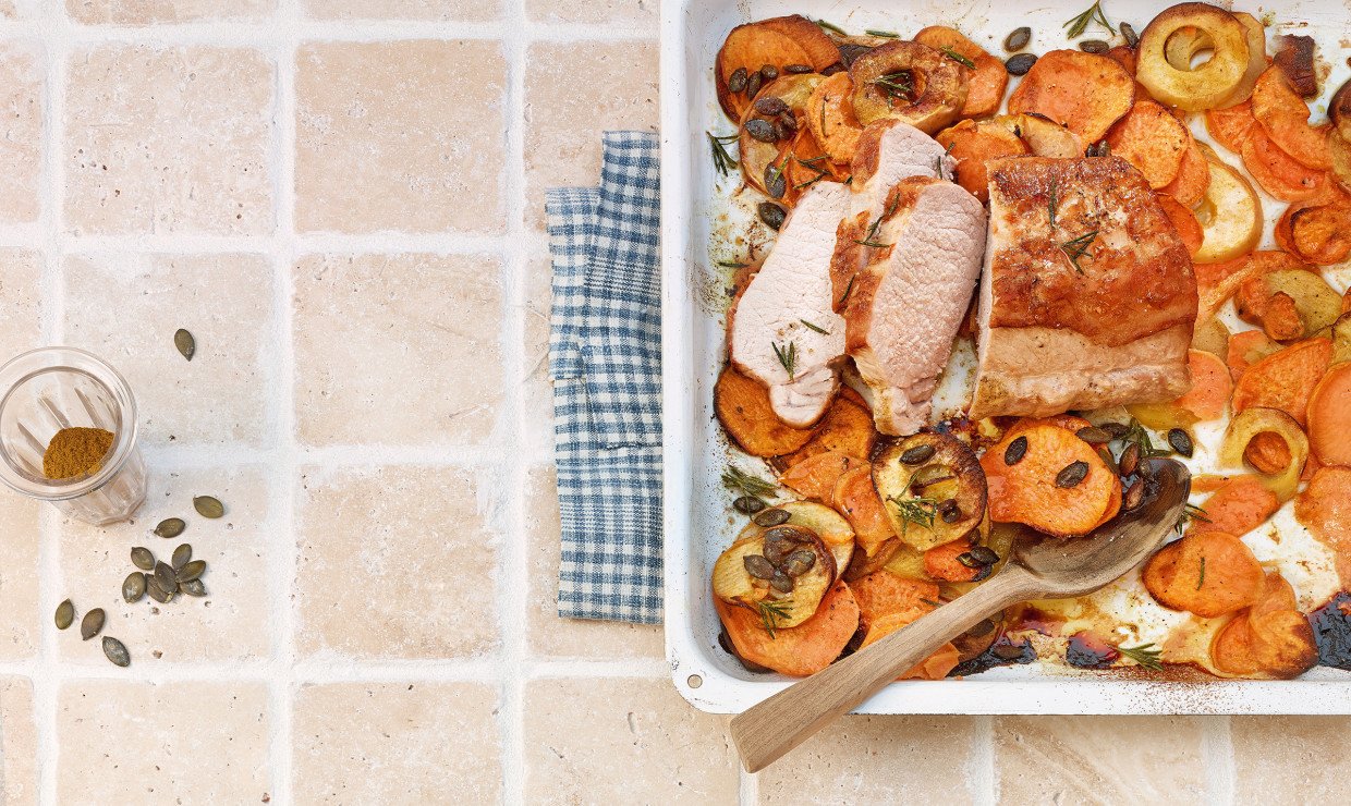 Rezept_Schweinsnierstueck_auf_Apfel_Suesskartoffelgemuese