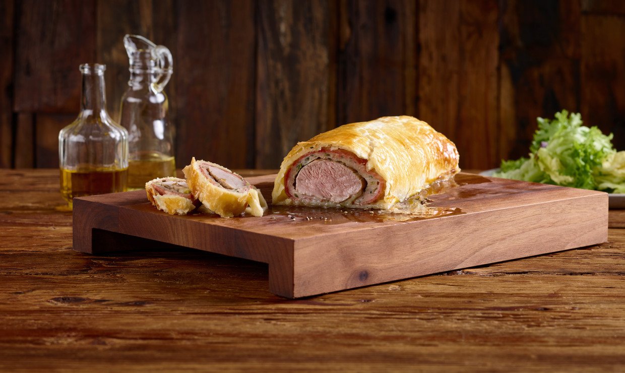 Fleisch im Teigmantel