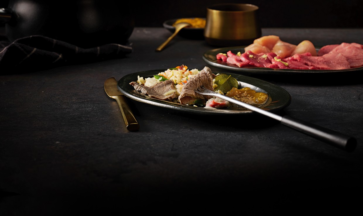 Épicée et asiatique: une vraie fondue chinoise - Viande Suisse