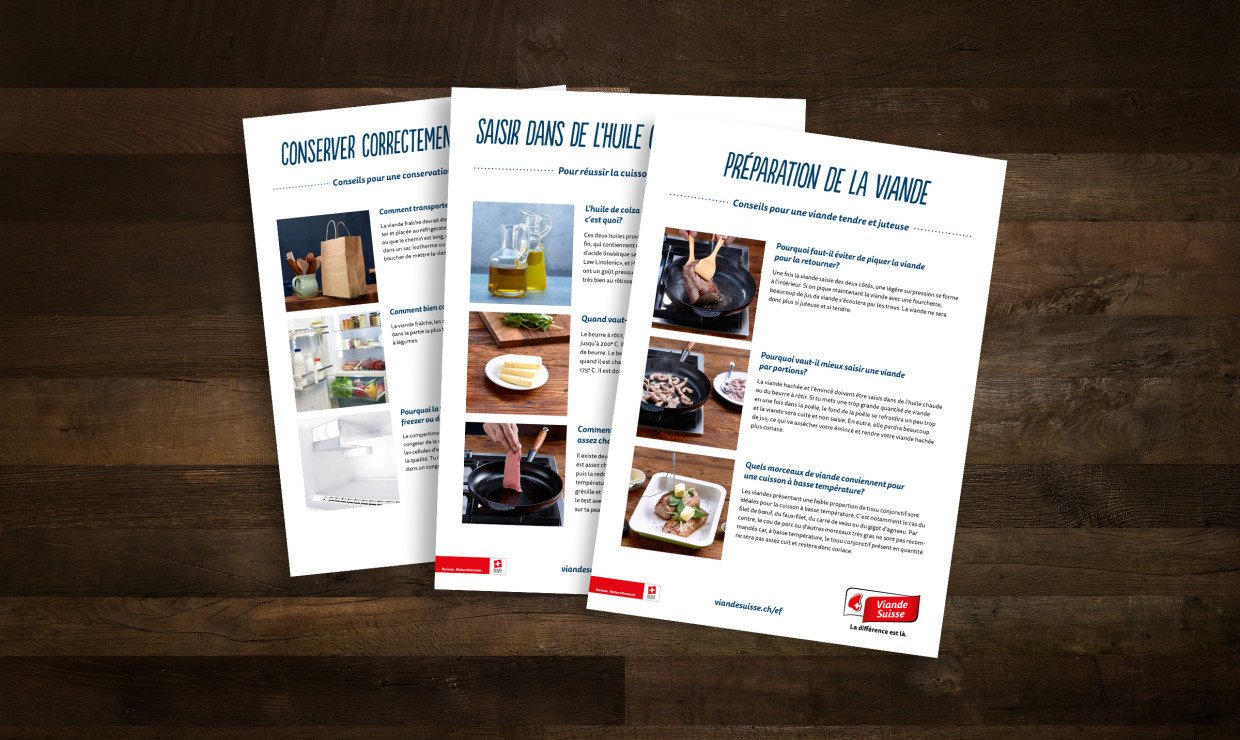 Documents relatifs à la préparation de la viande