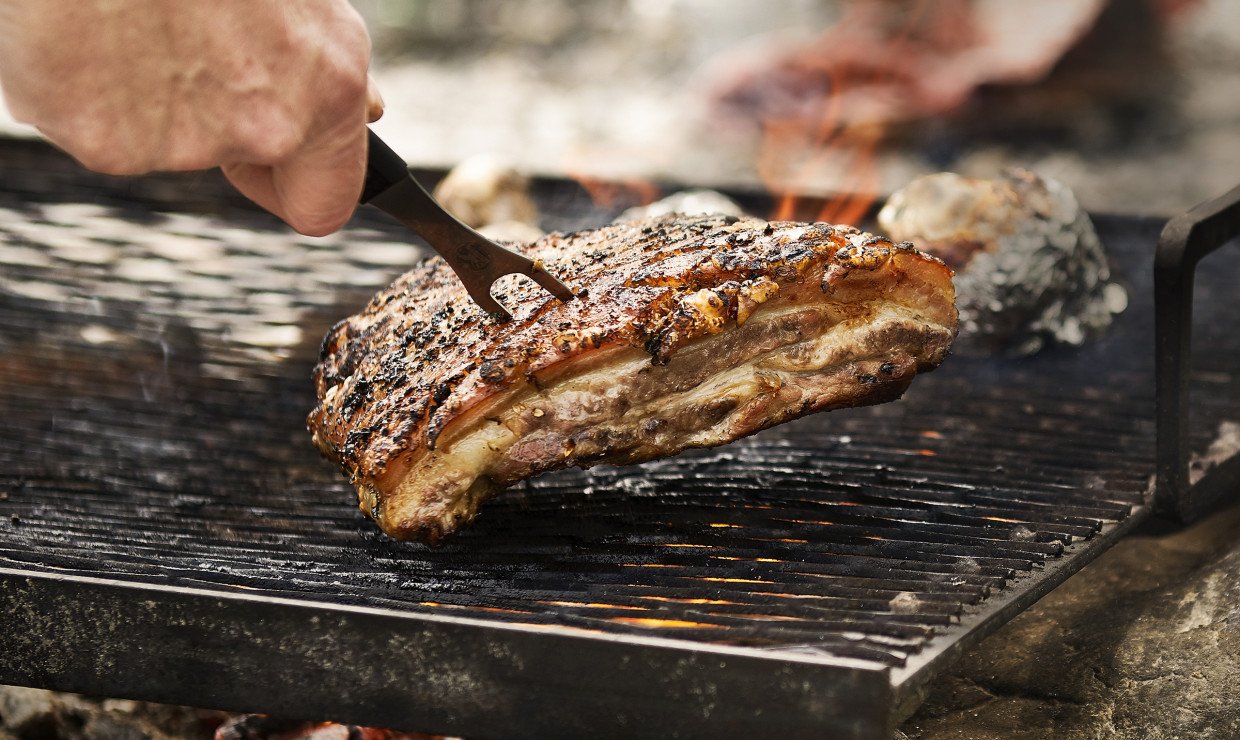 Schweinebauch mit würziger Biermarinade
