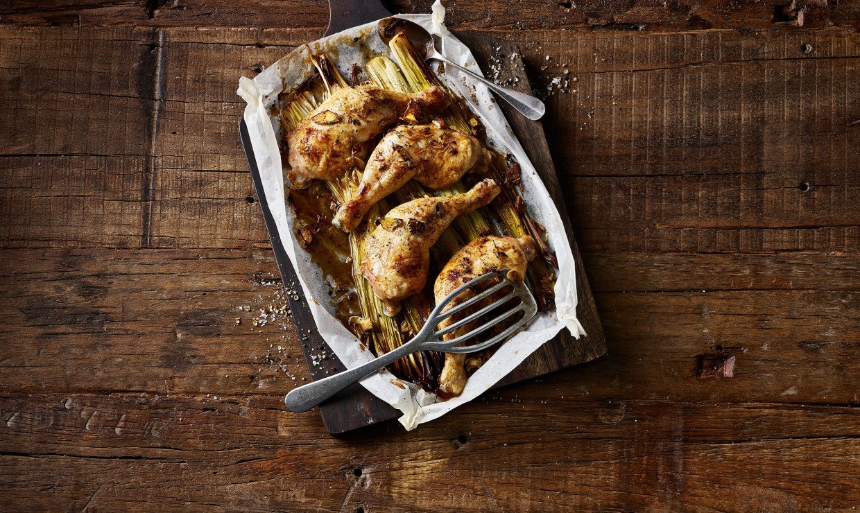 Pouletschenkel-in-Salzlake