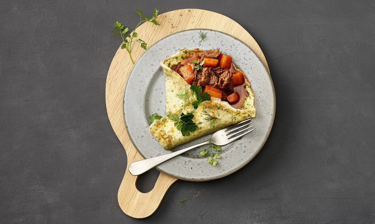 Herobild Kräutercrepes