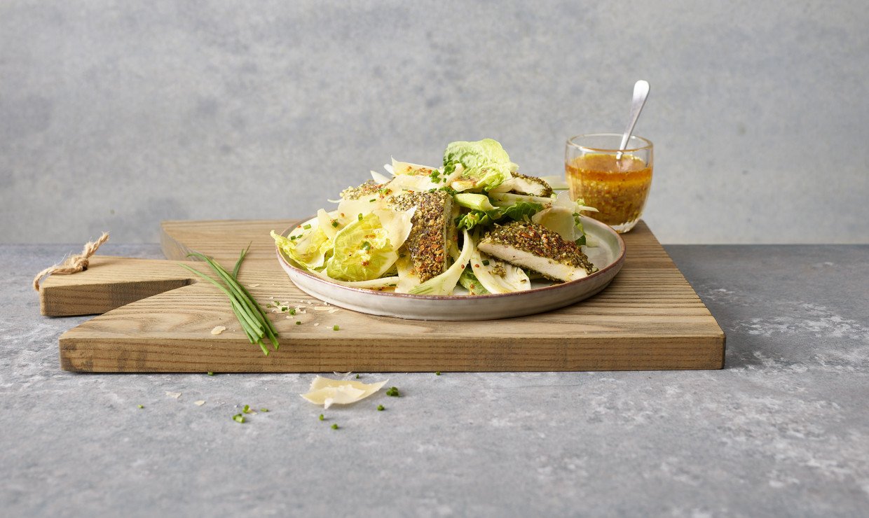 Pouletschnitzel mit Fenchel