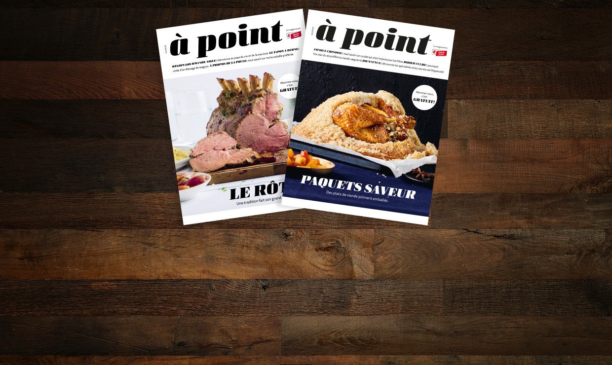 Header "à point" Ausgabe 1 & 2 FR
