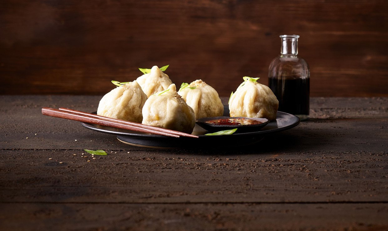 Kürbisdumpling mit Hackfleisch