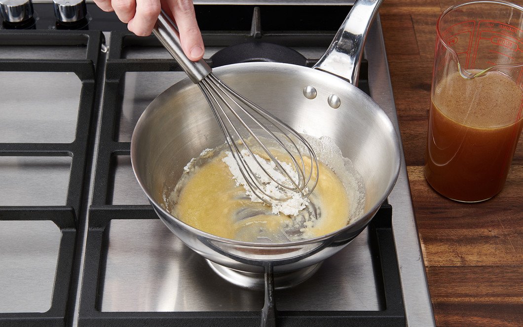 Mehlschwitze abbinden