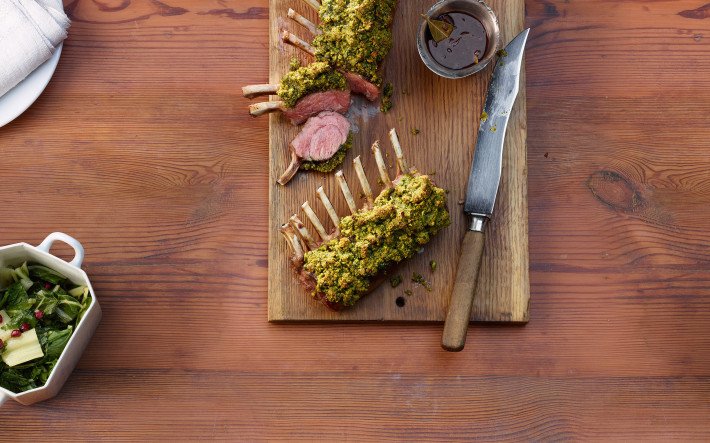 Rezept_Lammrack_mit_Pistazien_Kraeuterkruste