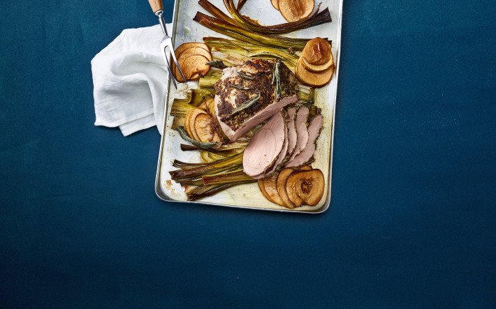 Rezept_Schweinsnuss_mit_Lauch_und_aepfeln