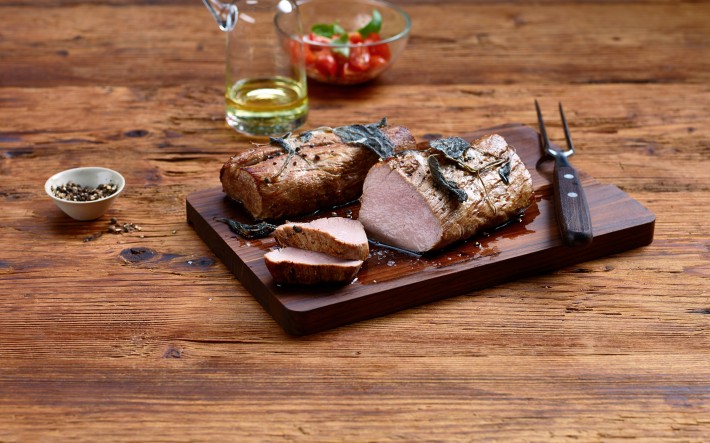 Filet mignon de veau entier cuit à basse température - Viande Suisse