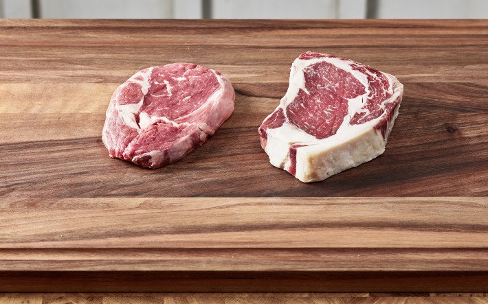 Hohrücken wet aged und dry aged