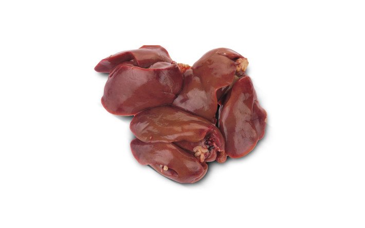 Fleischkunde-Poulet-Leber-Leber