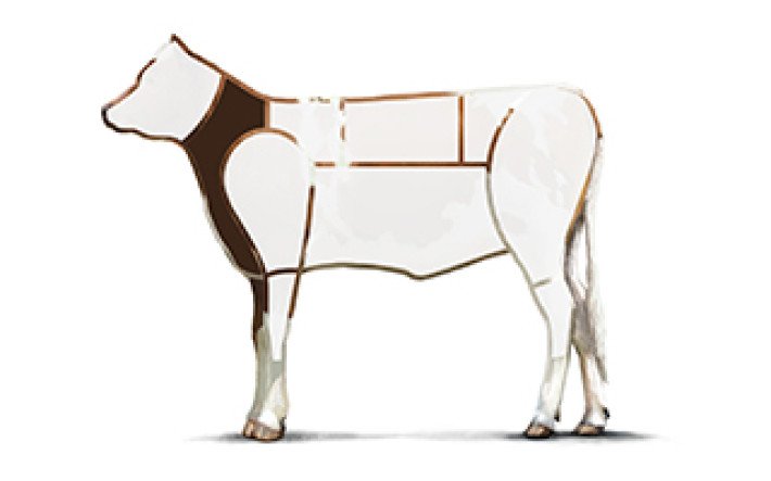 Fleischkunde Kalb Meatcuts Hals