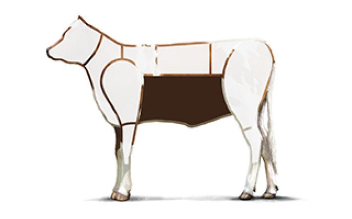 Fleischkunde Kalb Meatcuts Brust