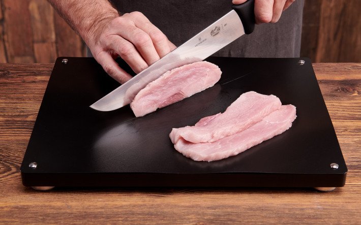 geschnetzeltes schneiden schritt 1