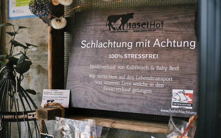Schriftzug auf Tafel