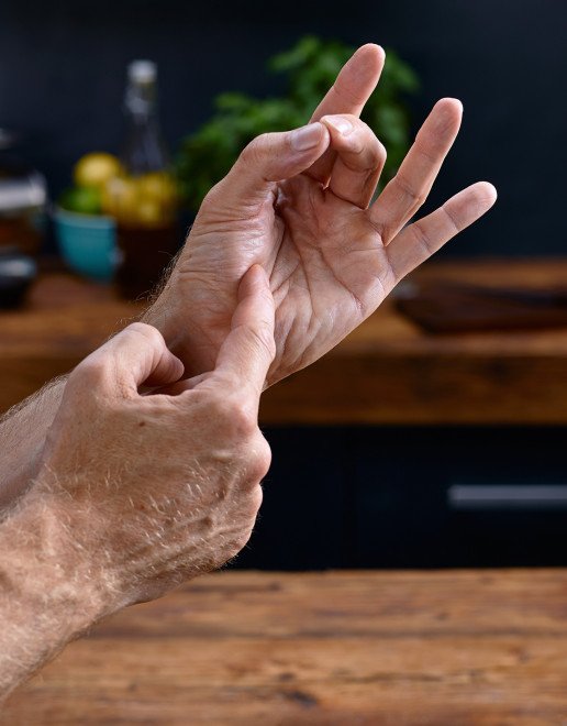 Garstufen Fingerdrucktest medium rare