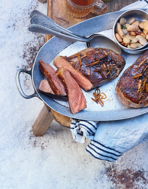 Rezept Entrecote double mit Zimt Pfeffer und Orange