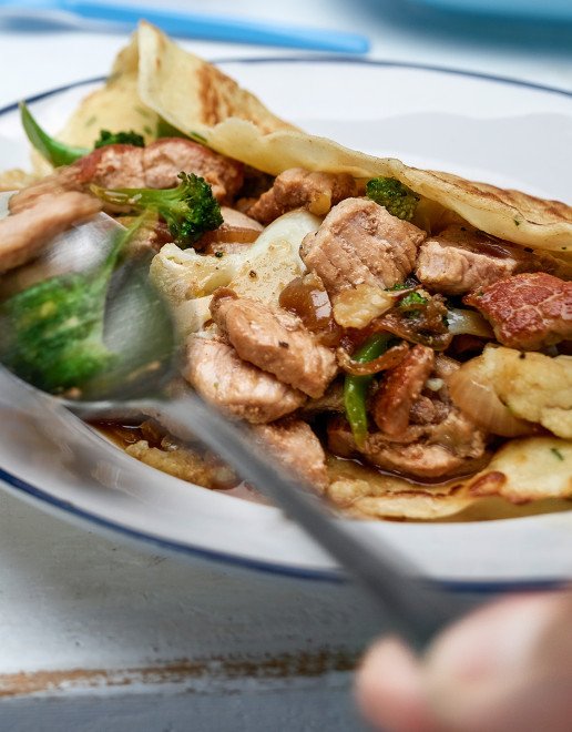 Rezept Gefuellte Crepes