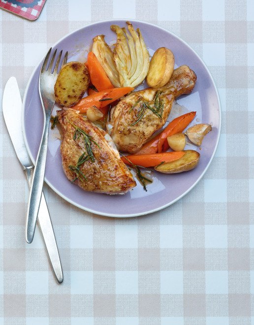 Rezept_Poulet_mit_Honig_und_Rosmarin_mariniert