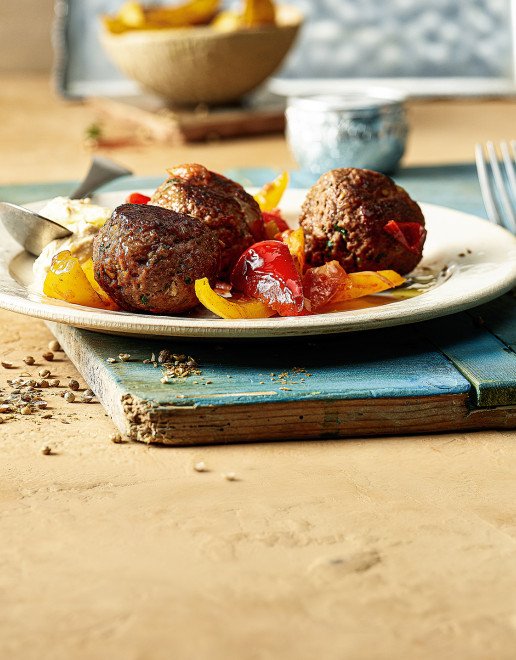 Rezept Hackbällchen mit Harissa und Zatar