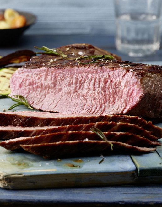 Bürgermeisterstück mit Grillgemüse