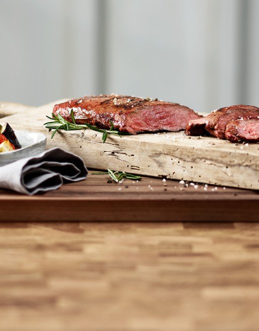 Flat Iron Steak Grillgemüse