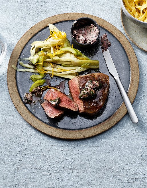 rindsfilet mit pfeffer gegart