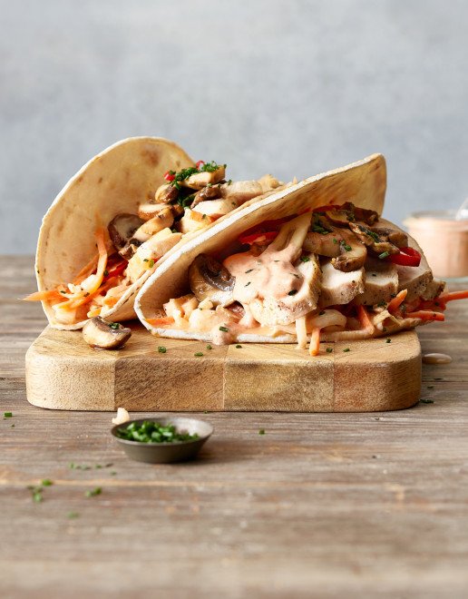 Tortilla mit Poulet