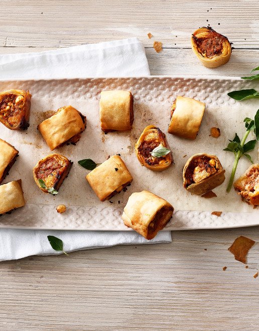 Kleine Wurststrudel 