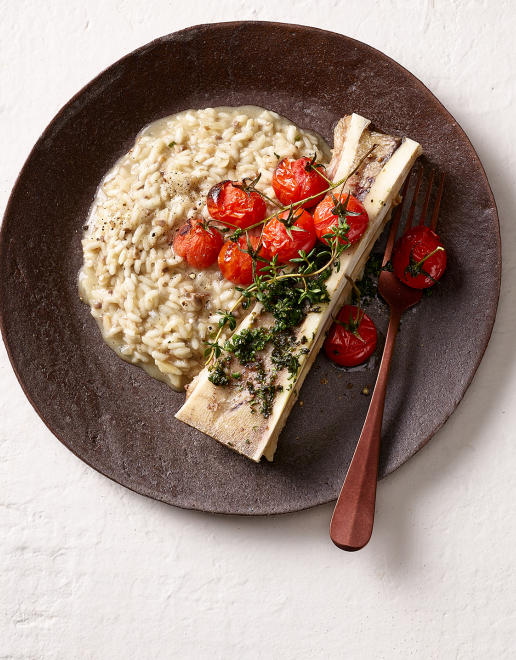 Risotto mit Knochen