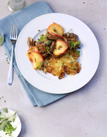 Rezept_Kalbsleber_Geschnetzeltes_mit_geschmorten_Apfelscheiben