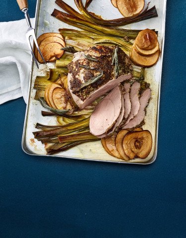 Rezept_Schweinsnuss_mit_Lauch_und_aepfeln