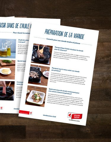 Documents relatifs à la préparation de la viande