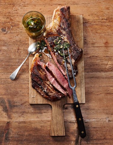 Cote de Boeuf Fleisch Stück geschnitten