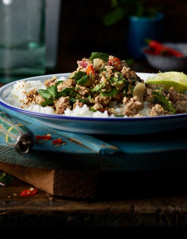 Laab-Asiatischer-Hackfleischsalat