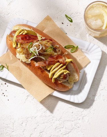Hotdog im NewYork Style 
